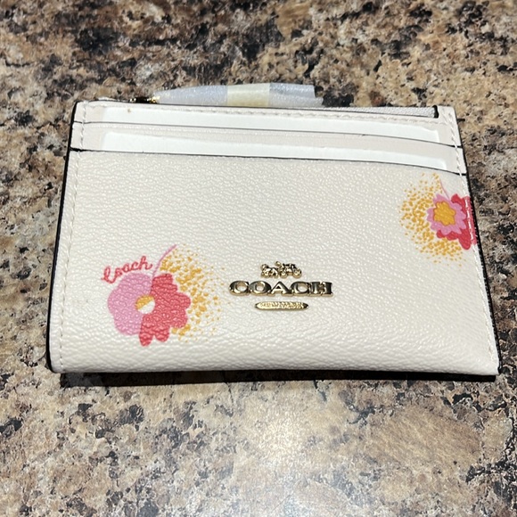 Coach Mini Skinny ID Case With Pop Floral Print - Picture 4 of 6